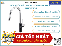 Vòi rửa bát inox 304 Eurogold EUF333DR
